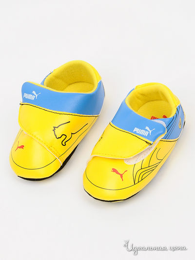 Пинетки Puma, цвет желтый