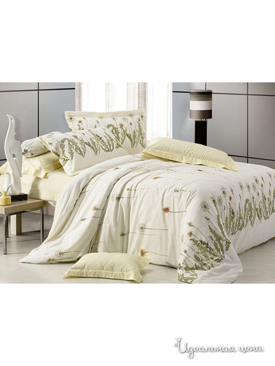 Комплект постельного белья двуспальный Valtery, цвет молочный