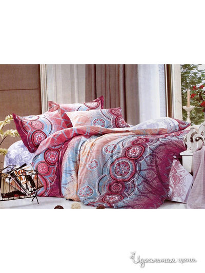 Комплект постельного белья, двуспальный Valtery, цвет мультиколор