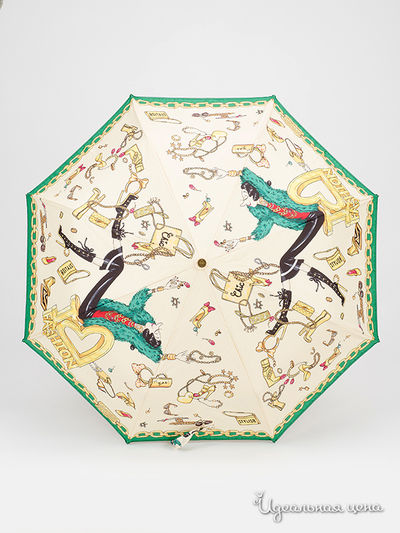Зонт Moschino, цвет Зеленый