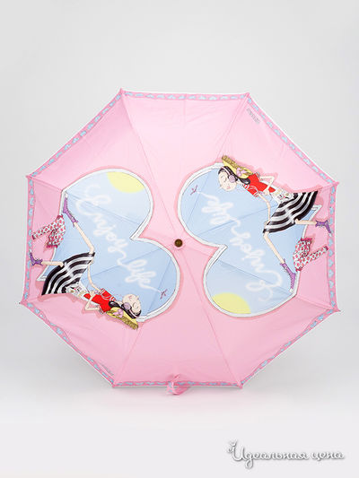 Зонт Moschino, цвет розовый