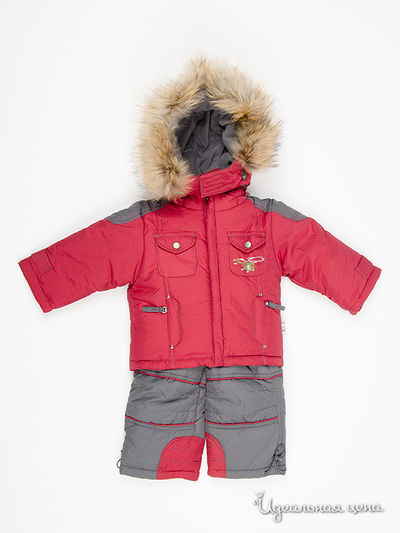 Комплект R & M, цвет бордо, серый