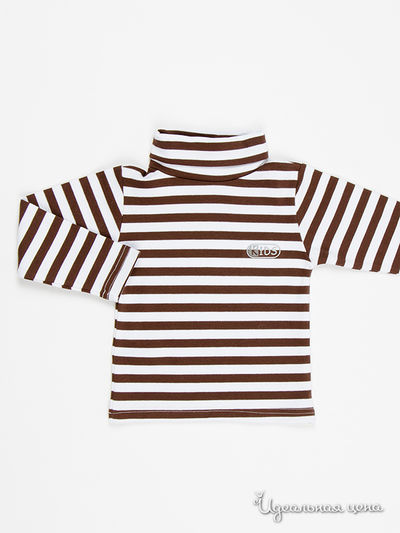 Водолазка Parvast, цвет белый, коричневый