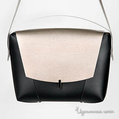 Сумка средняя Almarei, цвет цвет черный / кремовый