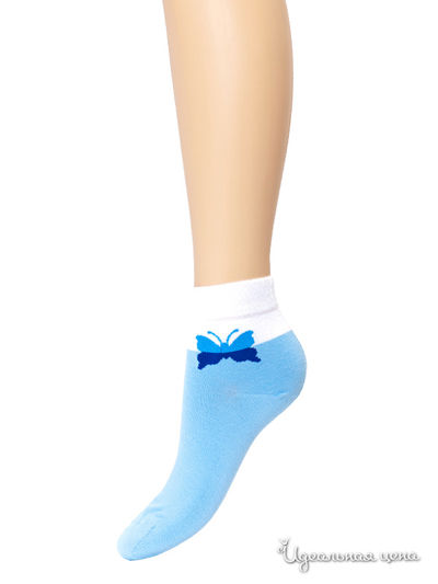 Носки Гранд, цвет голубые, белые