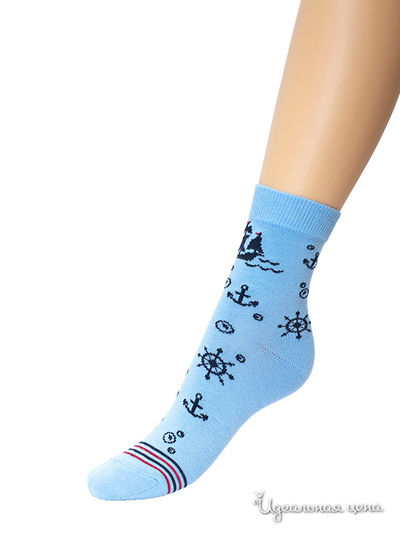 Чулки Гранд, цвет синий