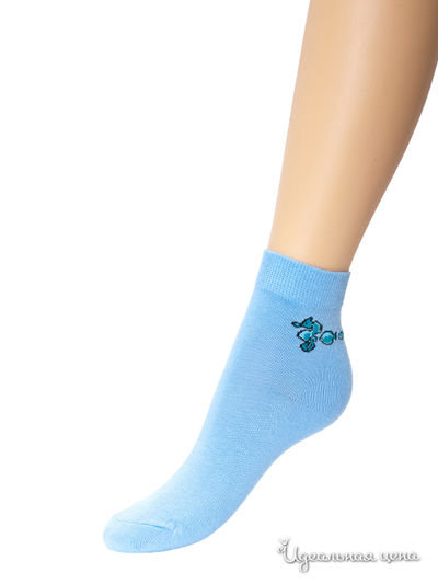 Чулки Гранд, цвет голубой