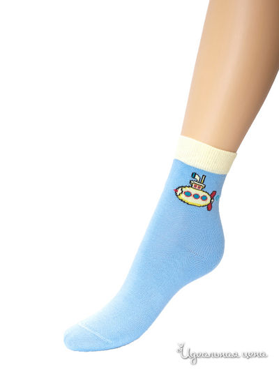 Чулки Гранд, цвет голубой