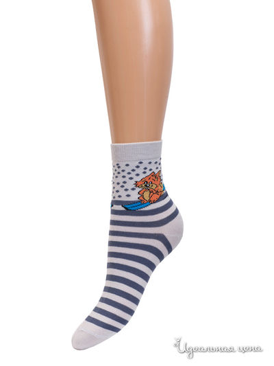 Чулки Гранд, цвет серый