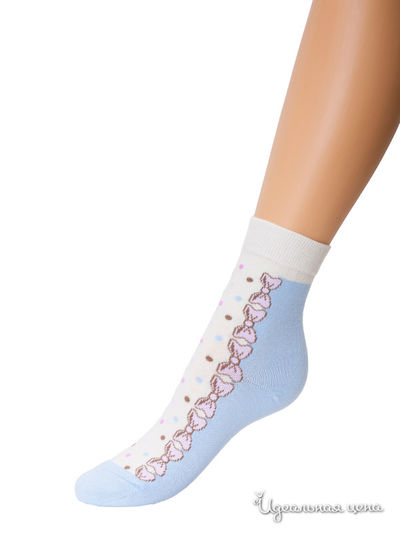 Чулки Гранд, цвет голубые