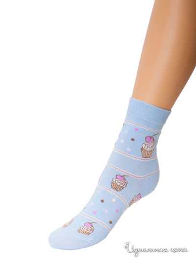 Чулки Гранд, цвет голубые