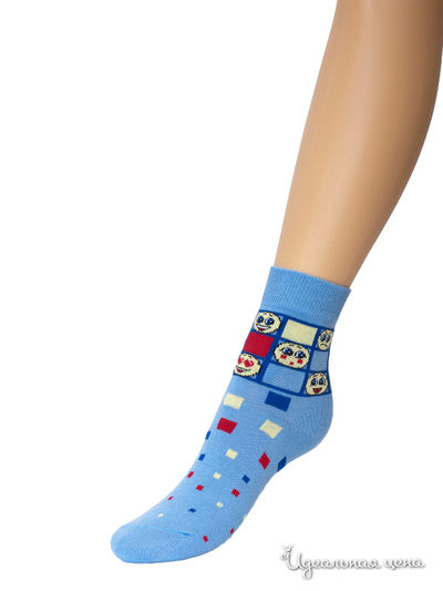 Чулки Гранд, цвет голубые