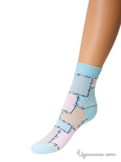 Чулки Гранд, цвет голубые