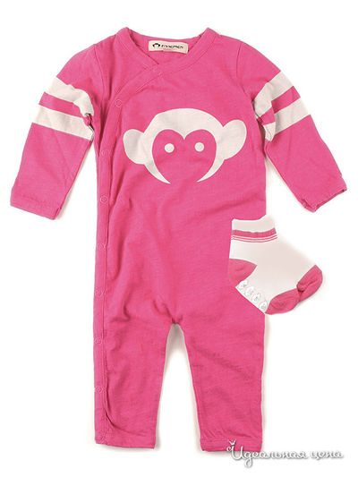 Комбинезон Appaman, цвет розовый, белый