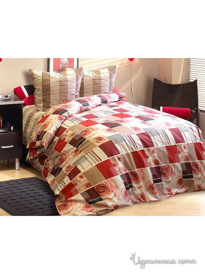 Комплект постельного белья, 1,5 - спальный Блакiт