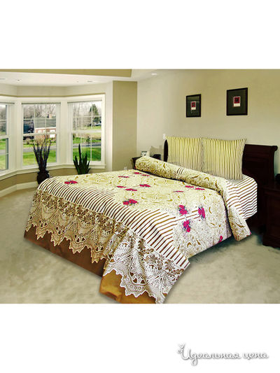 Комплект постельного белья, 1,5 - спальный Блакiт