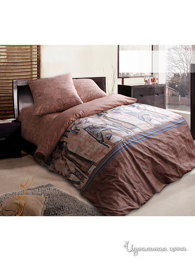 Комплект постельного белья, 1,5 - спальный Блакiт