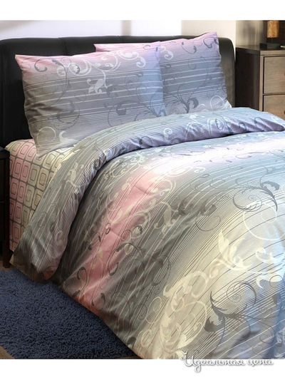 Комплект постельного белья, двуспальный Блакiт