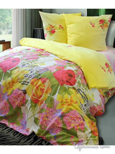 Комплект постельного белья, евро Блакiт