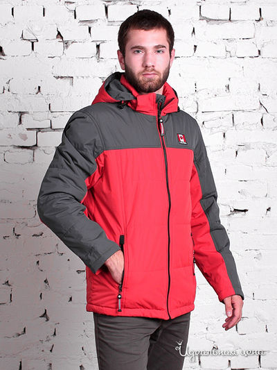 Куртка Evolution Wear, цвет красный, серый