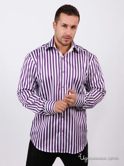 Рубашка Jess France, цвет белый, сиреневый