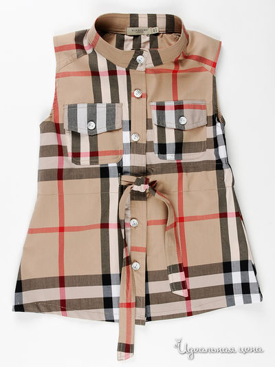 Платье Burberry, цвет бежевый