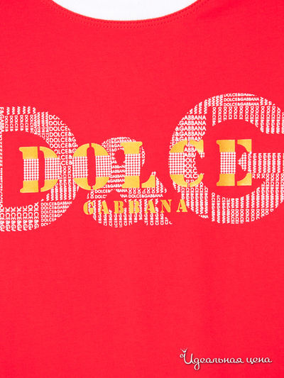 Футболка Dolce &amp; Gabbana, цвет красный
