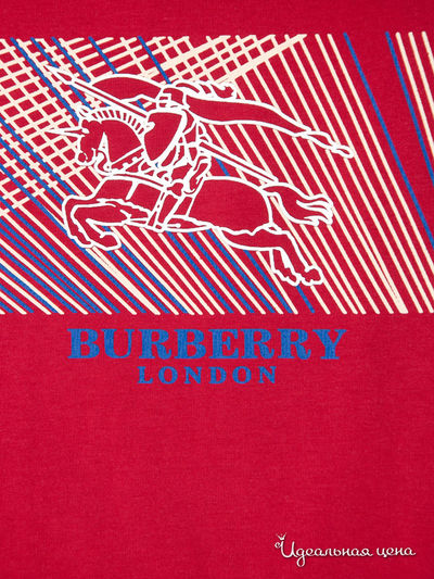 Футболка Burberry для мальчика, цвет красный