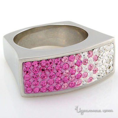 Кольцо Migura, цвет розовый