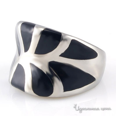 Кольцо Migura, цвет черный, серебряный