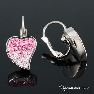 Серьги Migura, цвет розовый