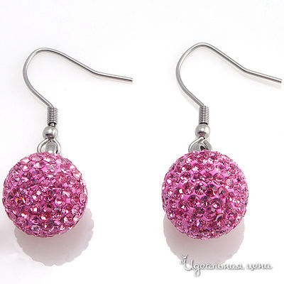 Серьги Migura, цвет розовый