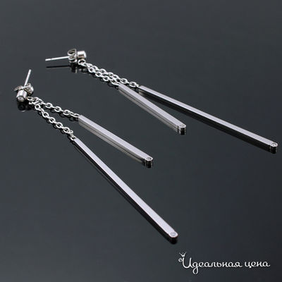 Серьги Migura, цвет серебряный