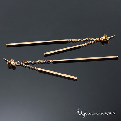 Серьги Migura, цвет желтый