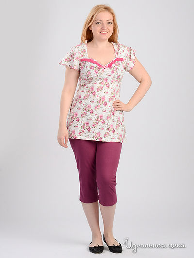 Комплект El Fa Mei, цвет белый, бордовый