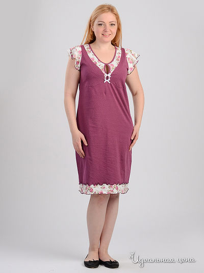 Ночные сорочки El Fa Mei, цвет бордовый