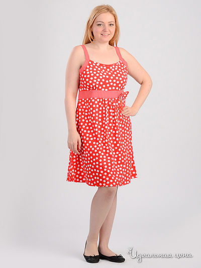 Сарафан El Fa Mei, цвет красный, белый