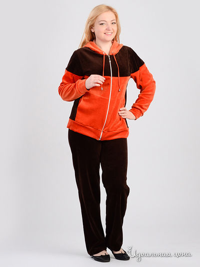 Костюм Alfa, цвет терракотовый, черный