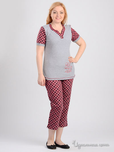 Костюм Alfa, цвет сиреневый/серый