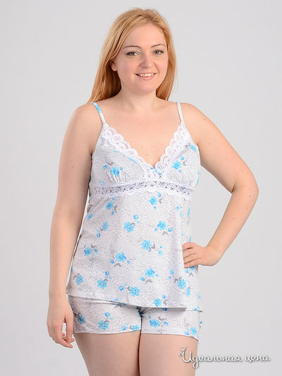 Комплект Alfa, цвет белый, голубой