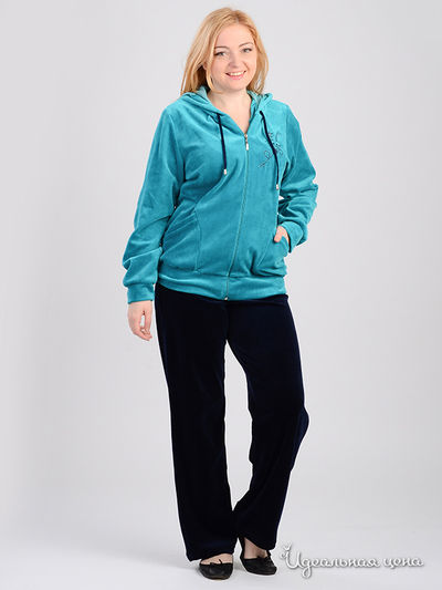 Костюм Alfa, цвет бирюзовый, черный