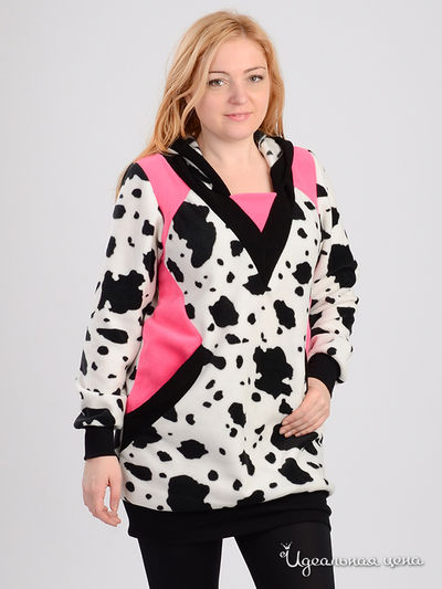 Туника Alfa, цвет белый, черный, розовый