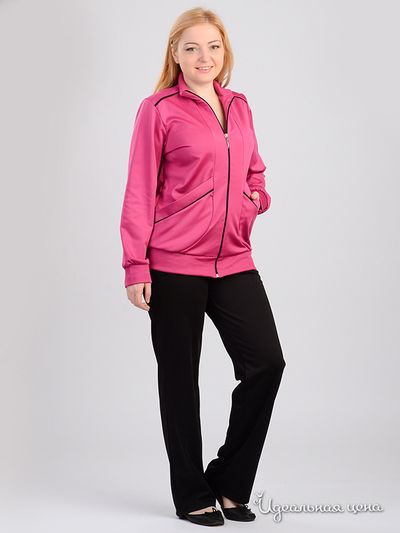 Костюм Alfa, цвет малиновый, черный