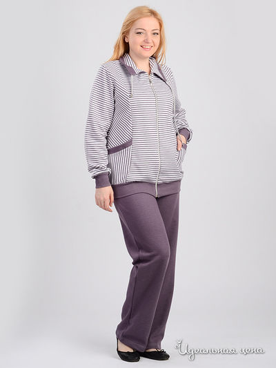 Костюм Alfa, цвет сиреневый, серый