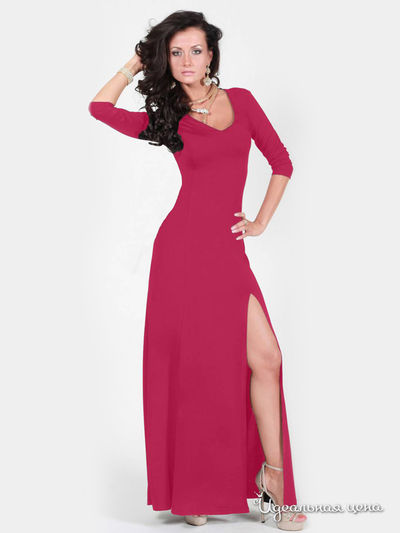 Платье La Cafe, цвет малиновый