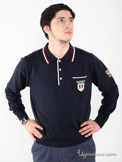 Пуловер Bogner, цвет синий