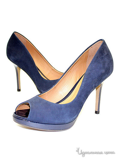 Туфли Klimini, цвет темно-коричневый