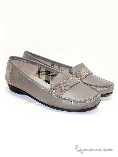 Мокасины Klimini, цвет серый