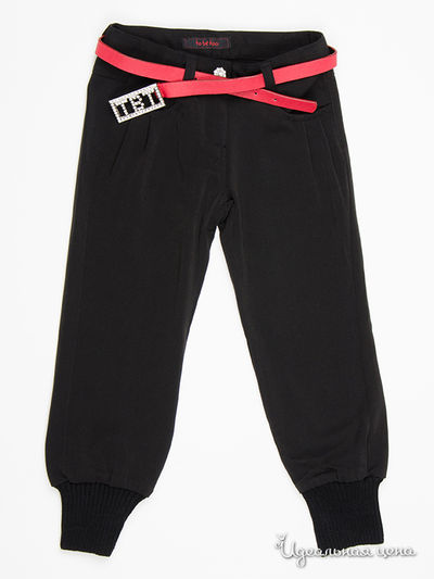 Брюки To be Too, цвет черный