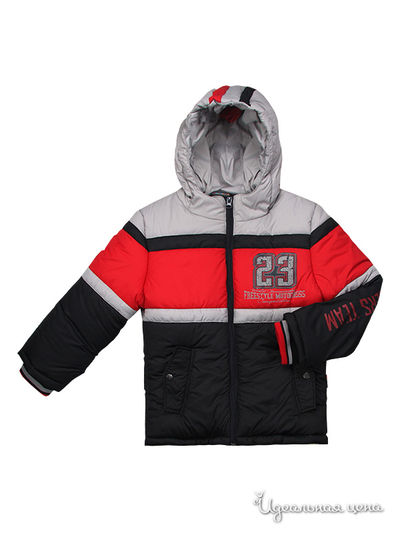 Куртка Coccodrillo, цвет красный/серый